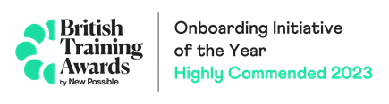 The British Training Awards Highly Commended for ‘Onboarding Initiative of the Year’